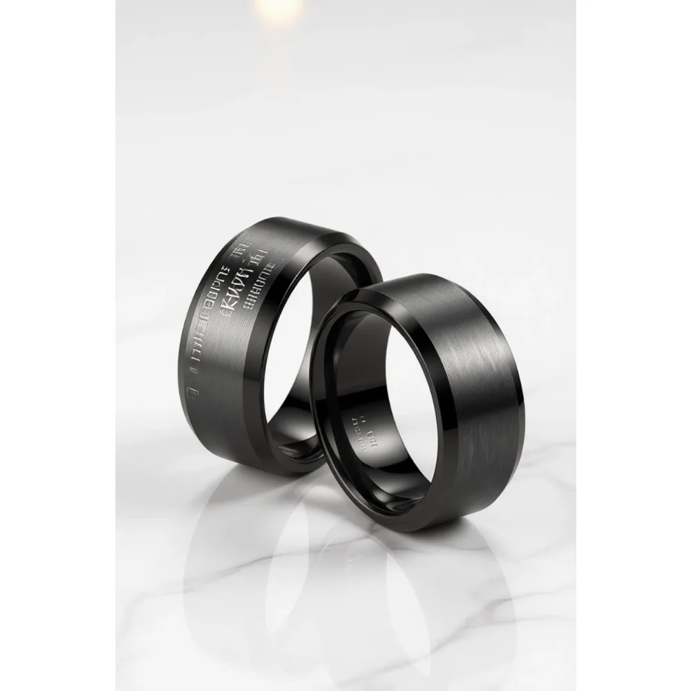 

Мужское обручальное кольцо из вольфрама 6 мм 10 мм, черное, серебристое, матовое, со скошенным краем, комфортная посадка