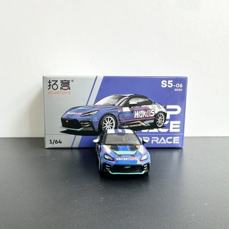 Xcartoys 1:64 Toyota GR86-walks XCarToys POPRACE Alloy Car Model Toy Collection Car collection ornaments, boys' gifts - Image 2