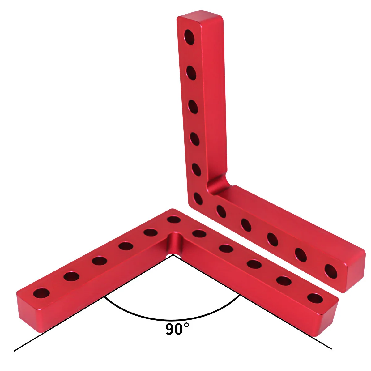Precision 90 Degree Woodworking Square Aluminum Alloy Right Angle Ruler Measuring Layout Marking Tool For House Repair