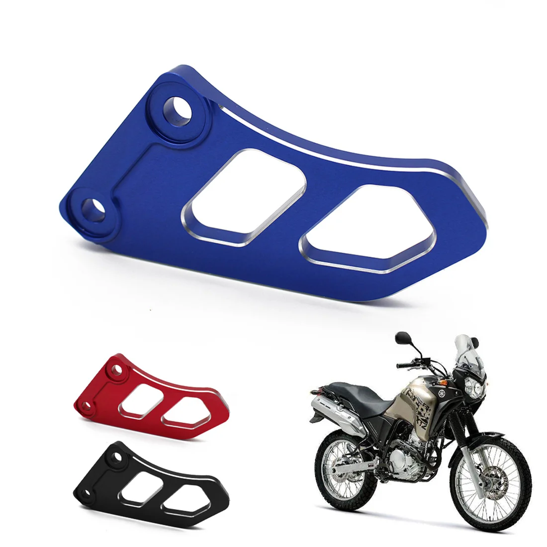 Motorcycle Chain Guide Guard for Yamaha TW200 TW 200 2005-2021 XT225 2005-2007 XT250 2008-2021 Dirt Bike(Blue)JAS