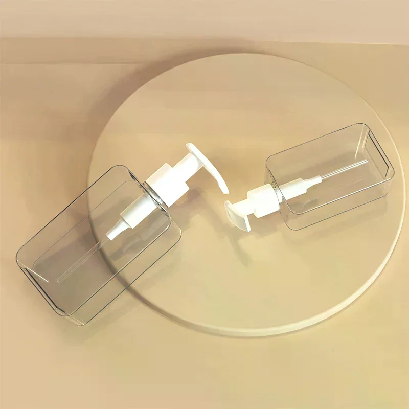 200/300 مللي موزع الصابون المربع كونترتوب زجاجة محلول مع مضخة الحمام غسول موزع الصابون السائل إعادة الملء زجاجة فارغة #1