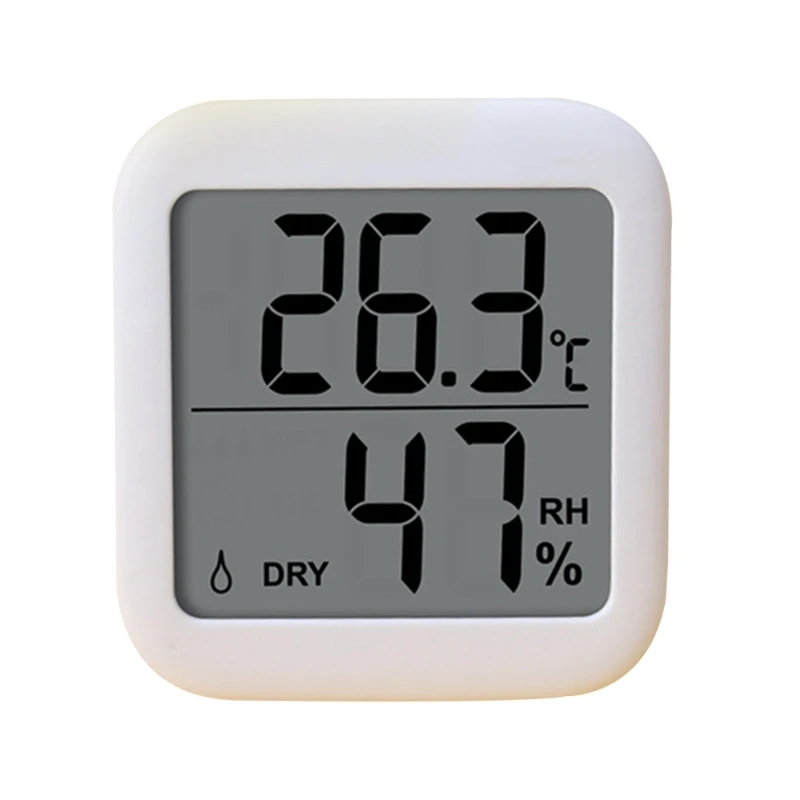 Temperature & Humidity Large LCD Display Thermometer Hygrometer for Home
