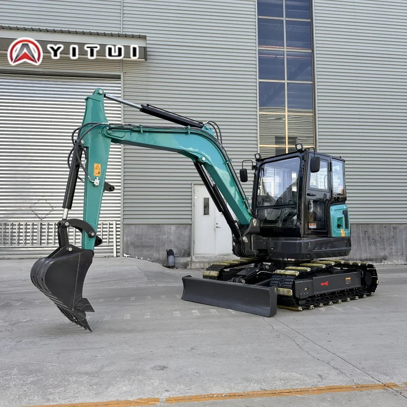 حفارة صغيرة مخصصة عالية الكفاءة 6.5 طن مع دلو دوار لاستخدام البستان الهندسة البلدية وفناء الكروم