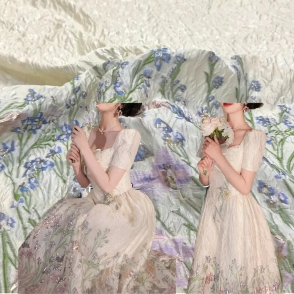 

Jacquard Fabric for Brocade Jacket Clothing Apparel Sewing Fabrics Wholesale Cloth Fashion Diy Sew Per Meter Material