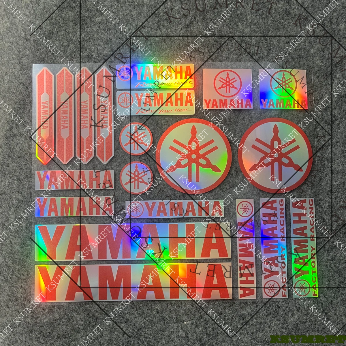 الليزر ياماها ملصق دراجة نارية خزان شعار خوذة شعار الشارات #1