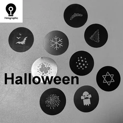 37.5mm Halloween Customized Logo Projector Glass Lens Shopping Mall Sign Gobo Logo Lens for Advertising Lighting Gobo Projector