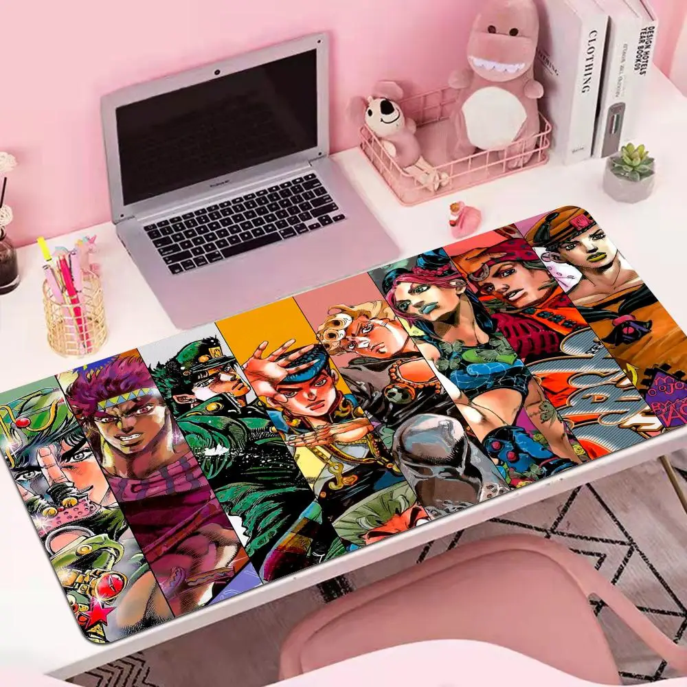 Alfombrilla de ratón para Gamer Joseph Joestar, accesorios para juegos de teclado de gabinete, alfombra para portátil de Jojo Bi