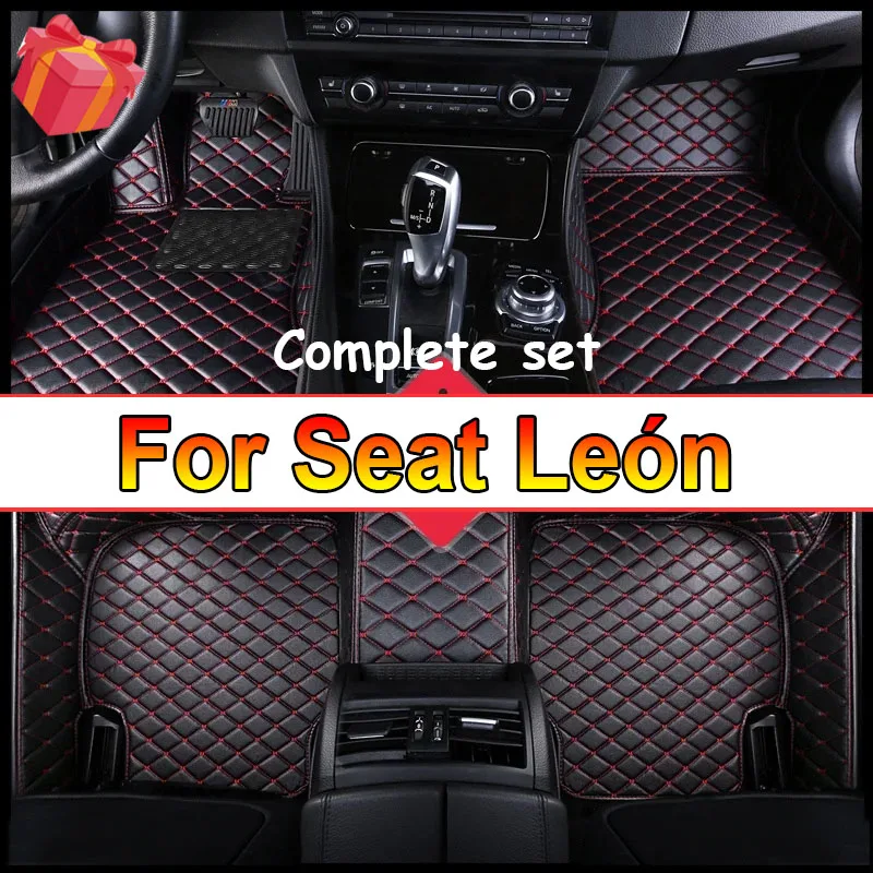 

Автомобильный напольный коврик для сиденья Leon 5F 2013 ~ 2019, водонепроницаемый автомобильный коврик, набор автомобильных ковриков, автомобильные аксессуары