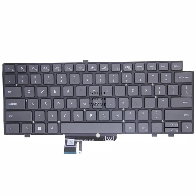 

Клавиатура с подсветкой США для Dell Latitude 7640 7340 7440 7450, черный цвет