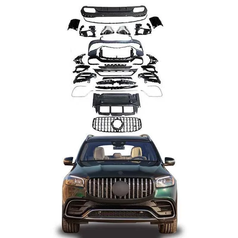 

Wholesale Body Kits for 2020 2021 GLS X167 Facelifts GLS63 Car Bumpers With Grille