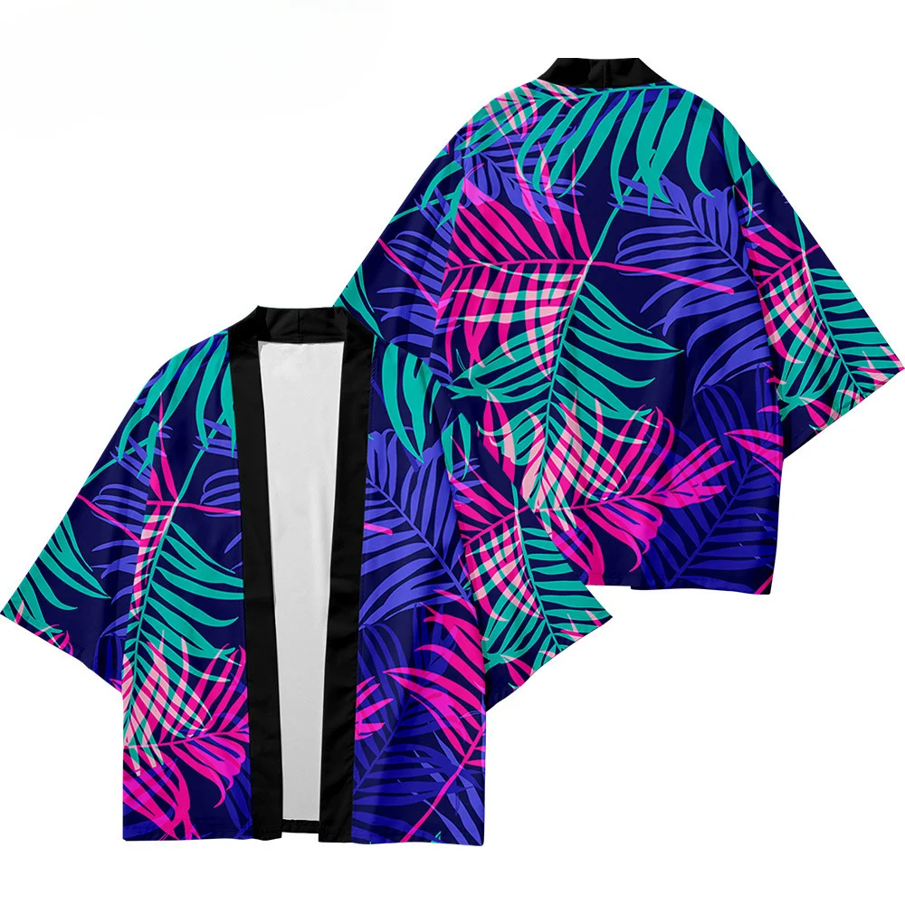 

Summer Samurai Kimono Men Cosplay Haori Streetwear Kimono Japanese Yukata Beach Cardigan Stylish Fashion Robe Hot Sale