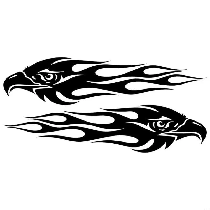 

87HE 2x for Creative Car Body Stickers DIY Easy Peel and Universal F