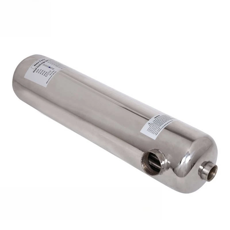 For Swimming Pool Heat Exchanger, Tube Heat Exchanger, Three T Heating 304 Stainless Steel Thermostatic Fittings
