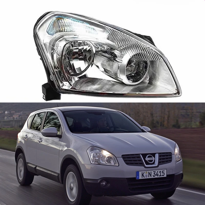 For Nissan Qashqai 2008 2009 2010 2011 2012 2013 2014 car accsesories headlight assembly turn signal high beam low beam