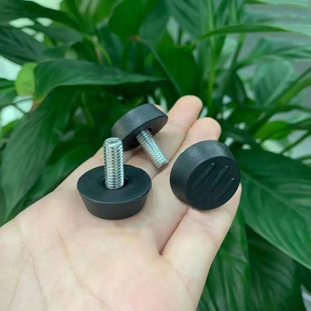 4/8Pcs Adjustable Steel Furniture Legs Table Chair Sofa Leg Leveler Glide Slide Pad M6 M8 Screw Bolt Metal Furniture Feet Level
