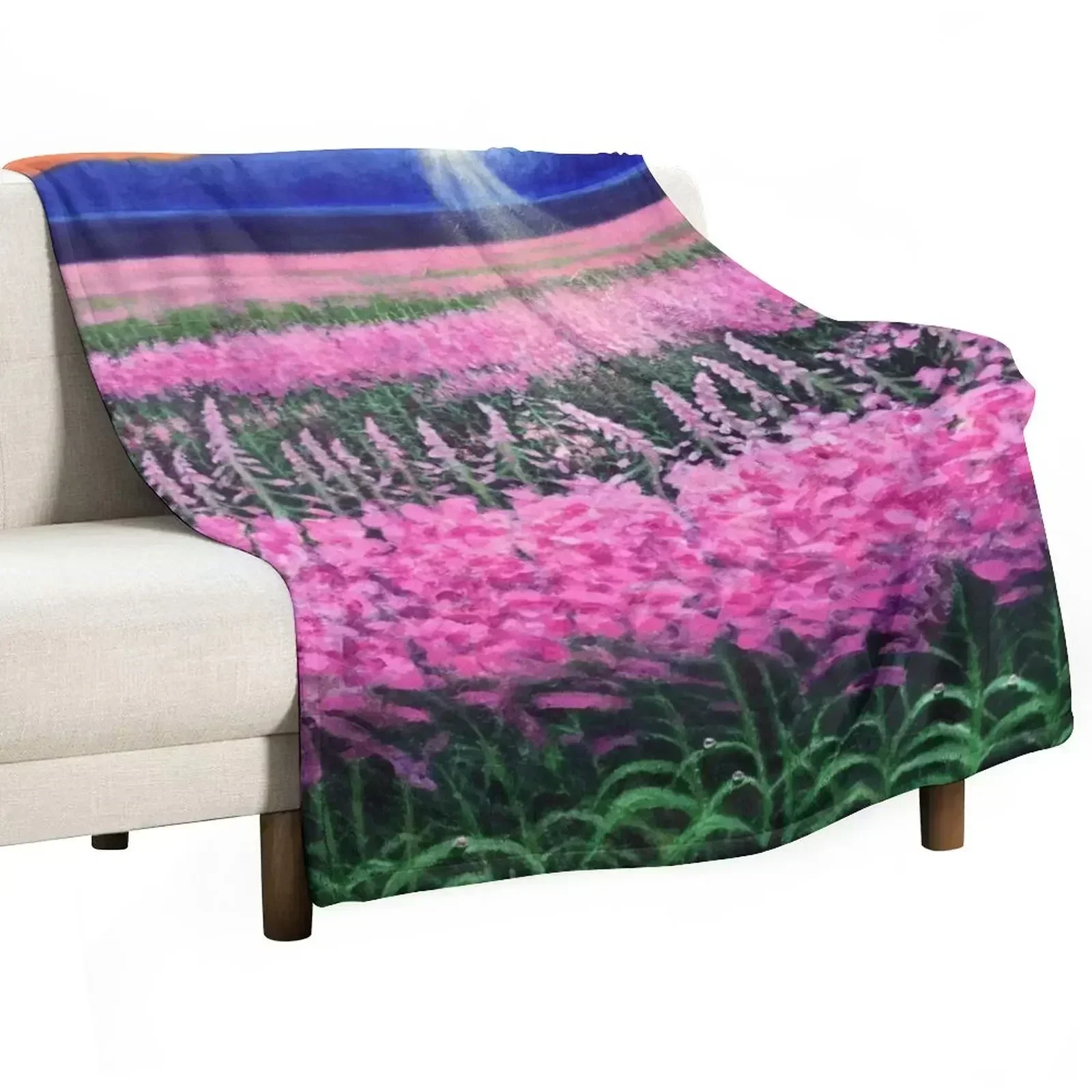 

Fireweed Throw Blanket Heavy Extra Large Throw Thin Blankets