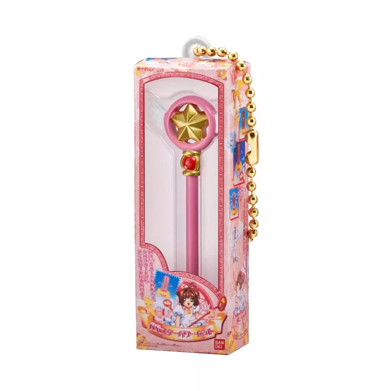 Bandai 4 sztuk oryginalny Gashapon Cardcaptor Sakura wisiorek Anime zabawki dla dzieci figurka prezenty Model kolekcjonerski ozdoby