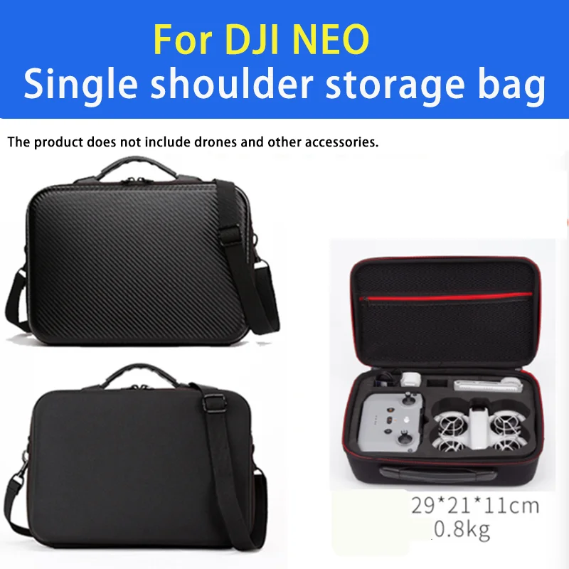 For DJI Neo Drone Handheld Single Shoulder Diagonal Cross Bag Waterproof Storage Box Lining Shock-absorbing Anti-pressure Case