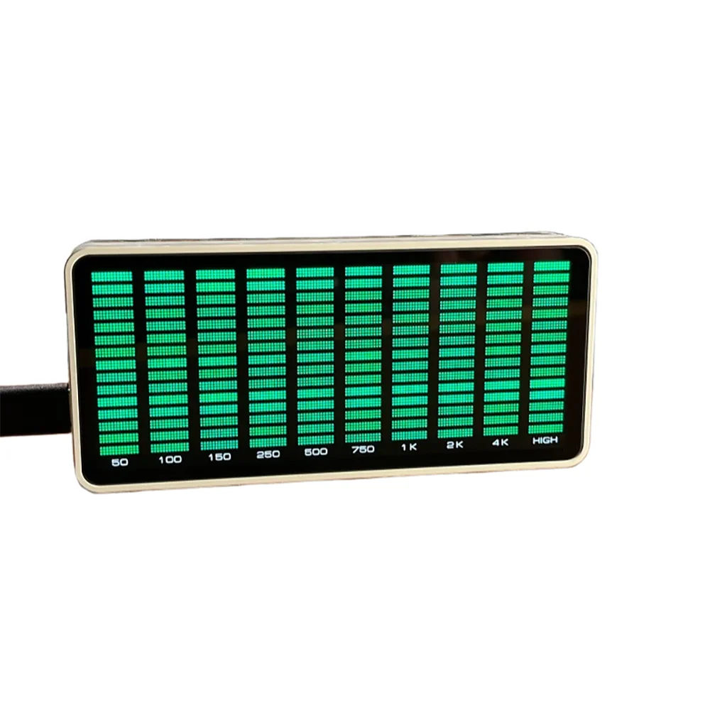 160 LED Music Spectrum Audio Signal Level Indicator Rhythm Light Amplifier Car Player Atmosphere Lamps Voice Control Type-C USB