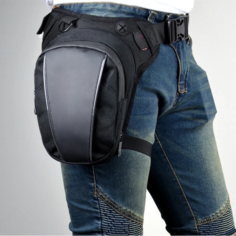 

D0UC Adjustable Tactically Waist Pack Oxford Material For Motorcycle Gear Storage