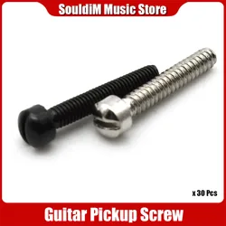 30pcs Double Coils Pickup Humbucker Polepiece Clamp Screws Electric Guitar Accessory 3x18MM