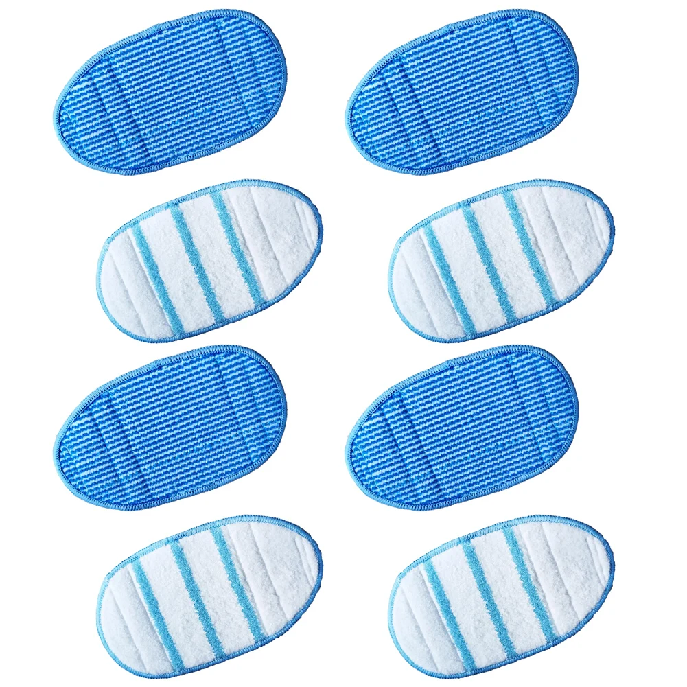 

Microfiber Pads Cleaning Cloths 8Pcs Accessories FSH10SM FSH10SMP For Black+Decker Mop Cloth Replacement Practical