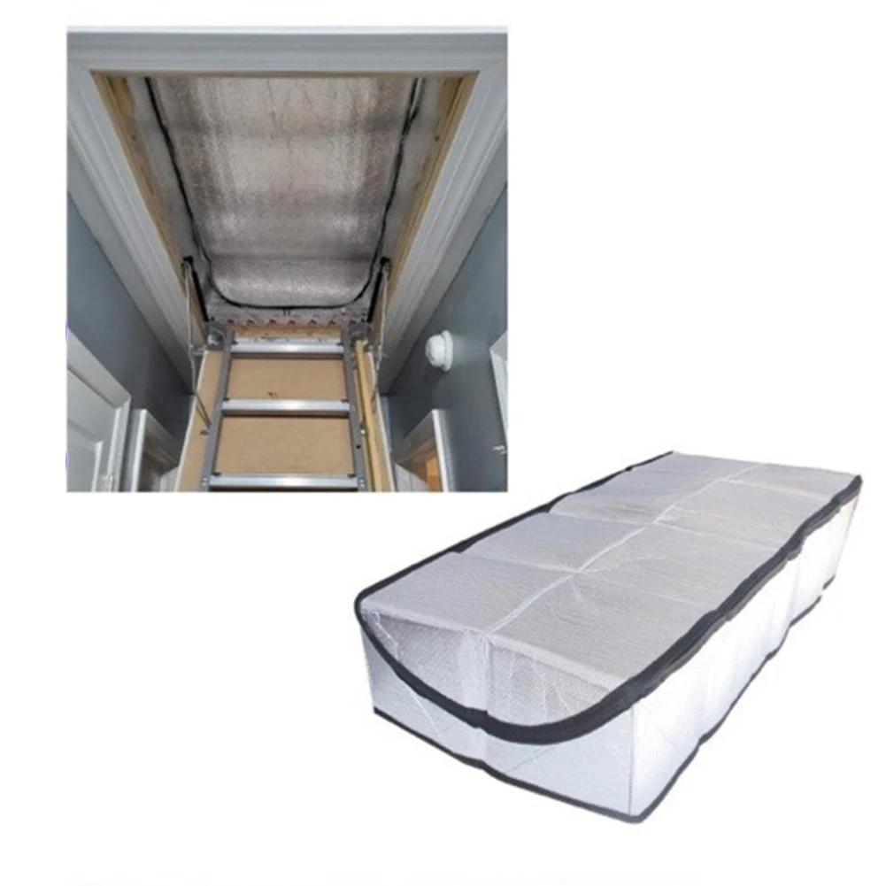 Attic Tent Insulation Stair Snow Cover Aluminum Foil Stair Mask Stairway Waterproof Foldable Dust Cover For Protection Cover