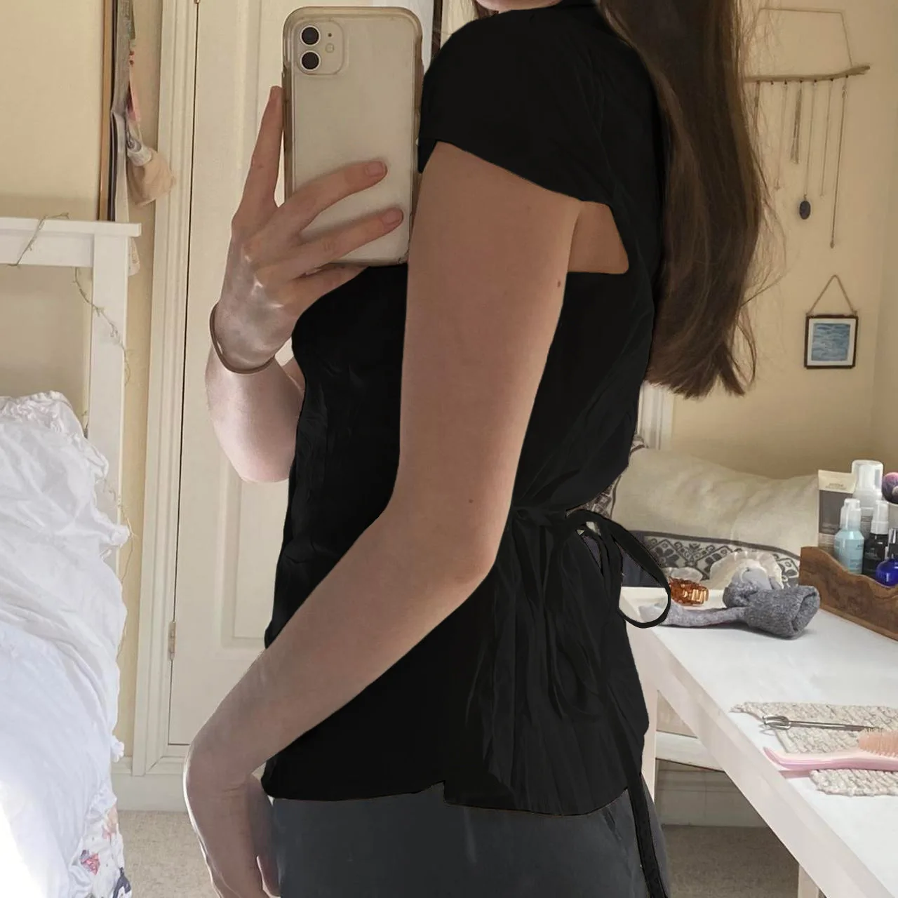 Or Sve Bubble Sve irt pour femmes, haut Unique, sensation de luxe, coupe ample, tissu en Polyester, origine chinoise, été 2025, 2025