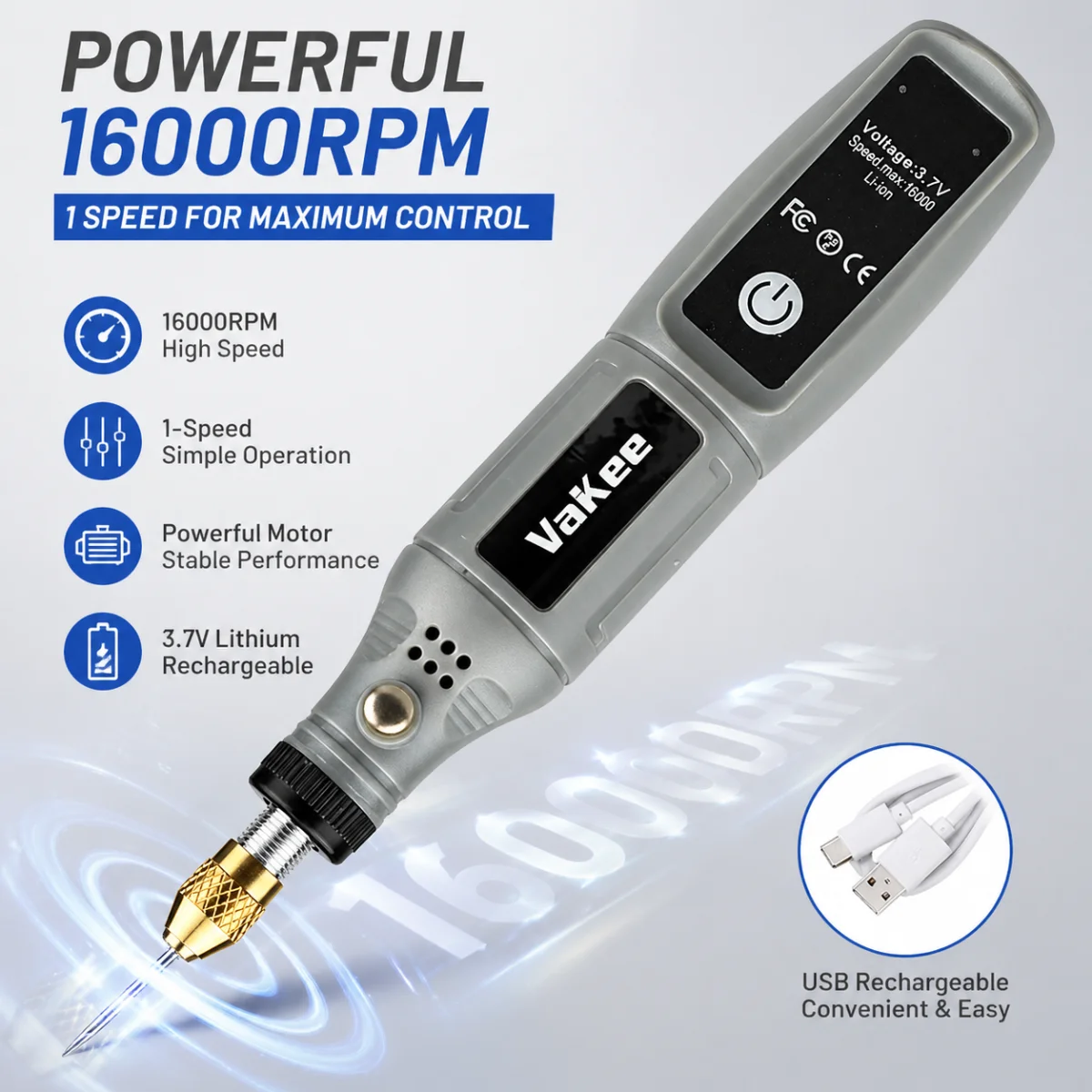 Vakee 16000RPM Rotary Tool, 3. - Jewelry Making Workshops 评论和价格