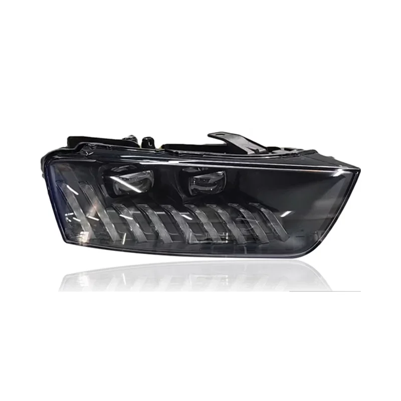 -For Upgraded Full LED Headlight Assembly forQ3 2013-2018 LED DRL Sequential Turn Signal Dual Beam Projector Lens Front Lamp^