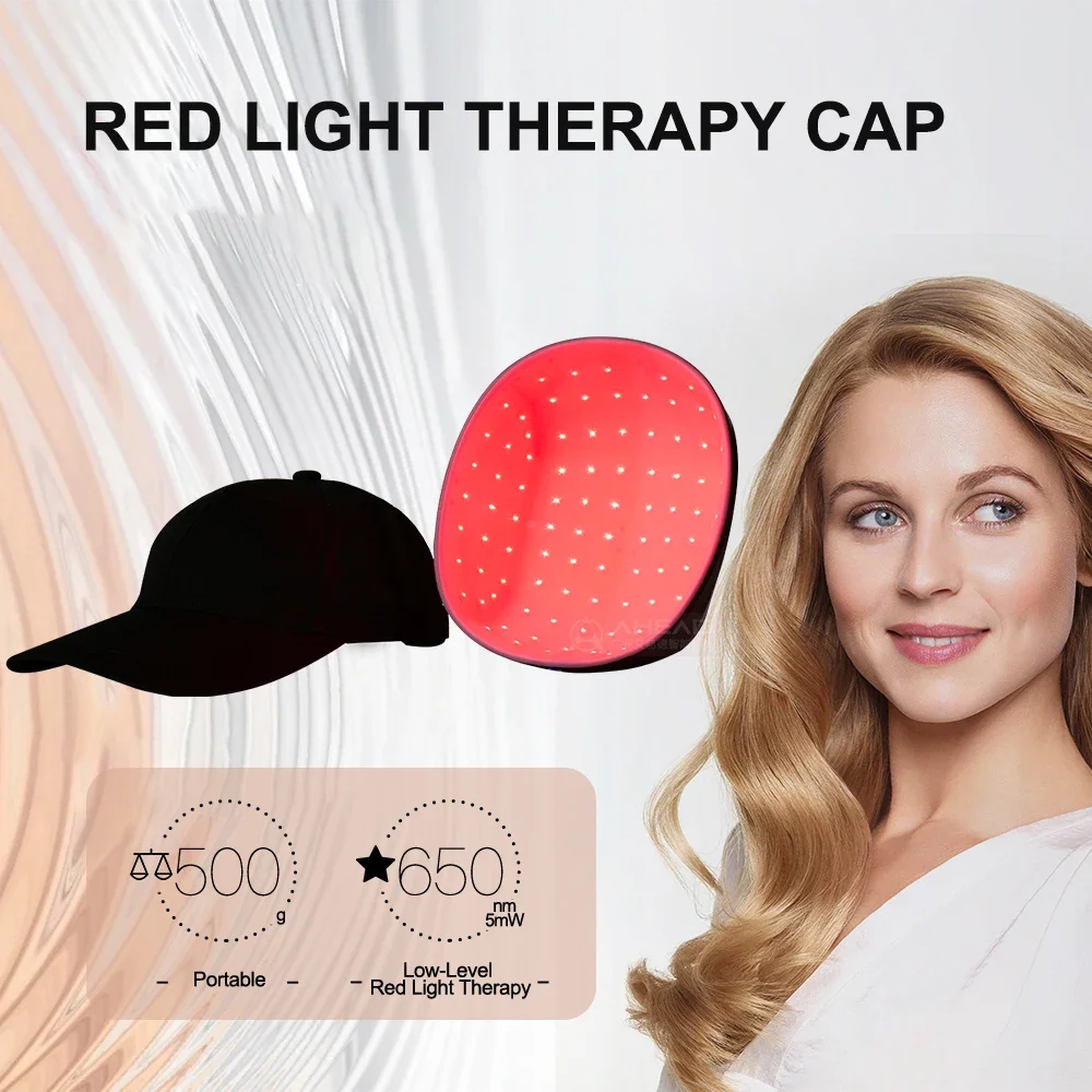 ใช้ในบ้านความยาวคลื่น 650nm หมวกบําบัดด้วยแสงสีแดง LED Full Scalp Treatment Therapy CAP ผลิตภัณฑ์คุณภาพความงามและสุขภาพ