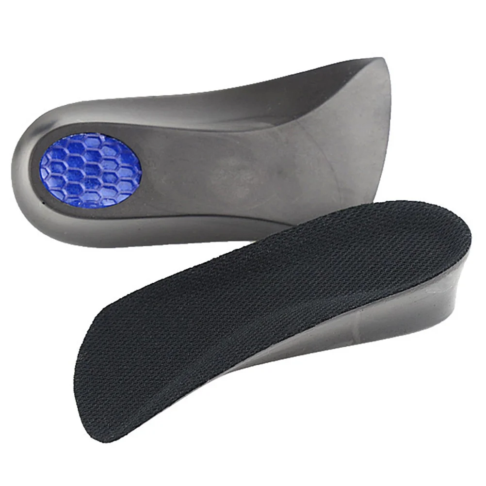 

1Pair Height Increase Insoles Invisible Half PU Shoe Lifts Breathable Non-Slip Elevator Inserts for Sneakers Boots