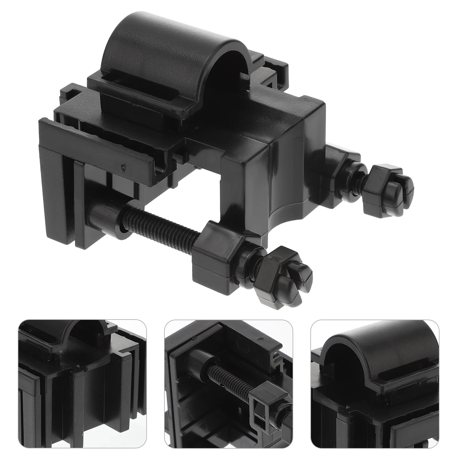 

Water Pipe Fixed Holder Hose Clamp Aquarium Glass Inlet Outlet Tube Durable Practical Fish Tank Stable Easy Install