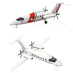 Piaggio Afandi P180 Private Aircraft Papercraft 3D Paper Model Stereo Handmade Drawings Military