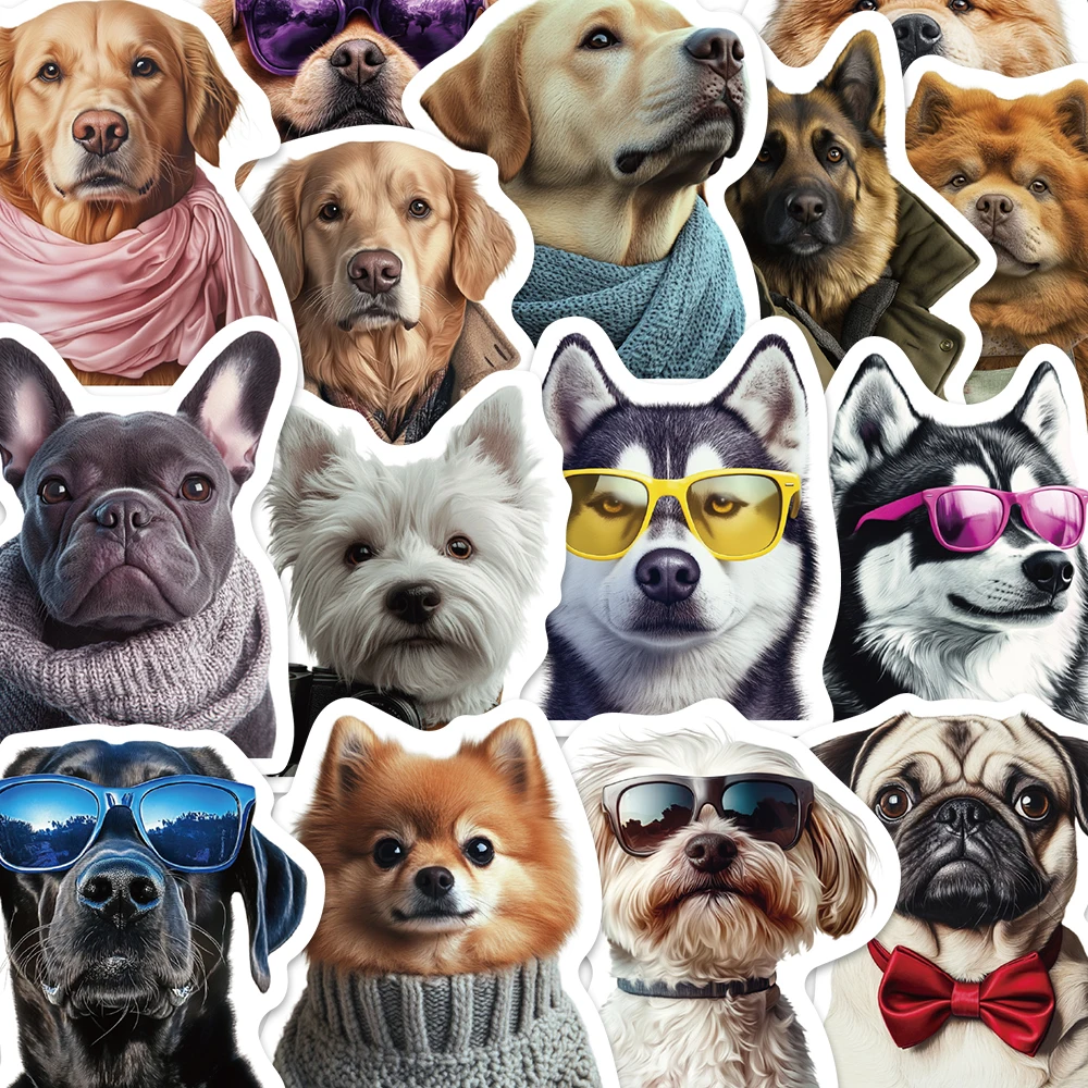 50 قطعة ملصقات حيوانات واقعية مضحك الكرتون صائق DIY بها بنفسك مجلة الهاتف المحمول خوذة سكيت دراجة ملصق للمراهقين هدية