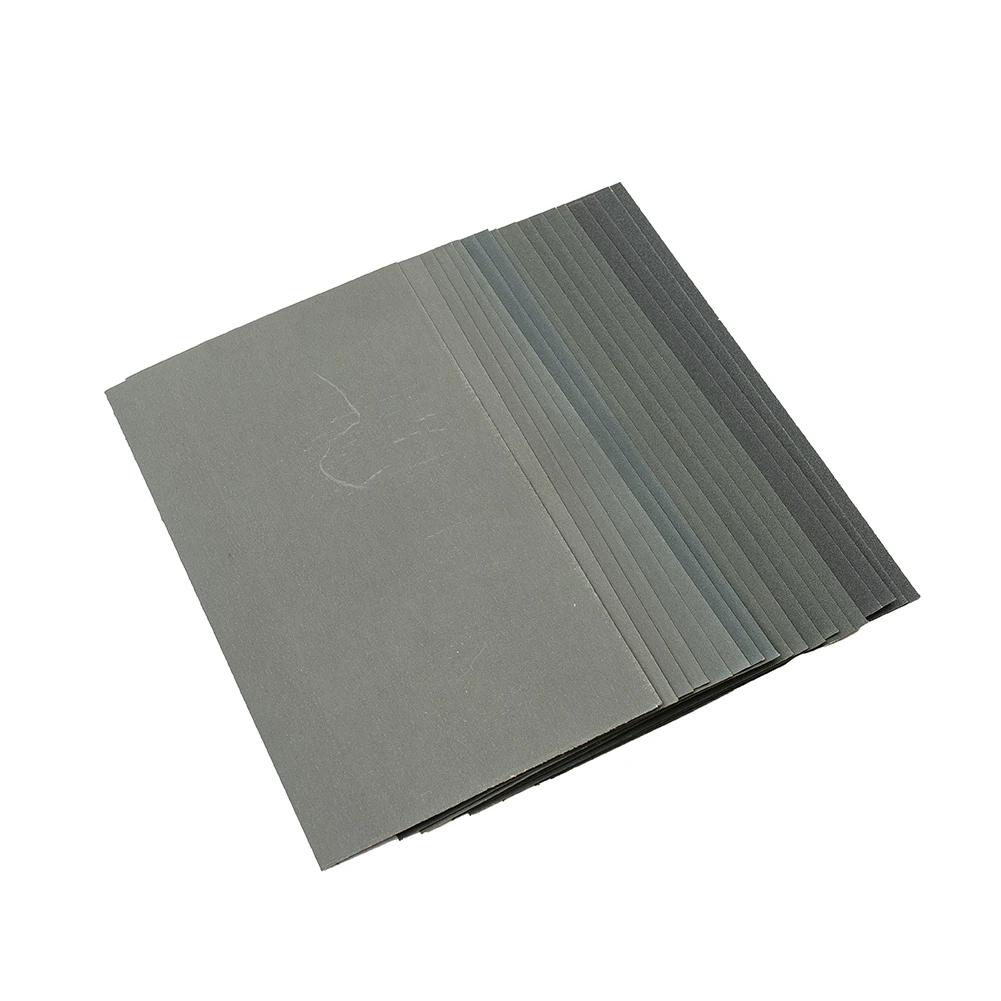 Wet And Dry Sandpaper 18PCS 57*140mm For Polishing Metal Glass Wood Polishing Sand Paper Sanding Sheet High Quality