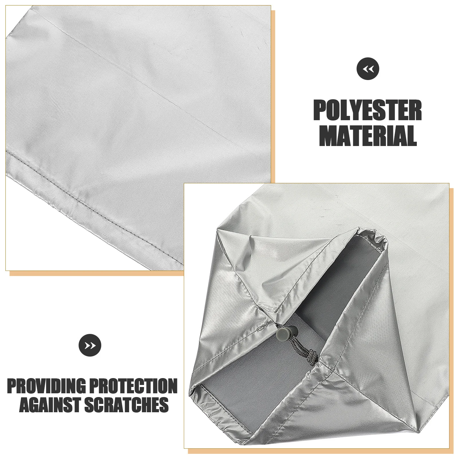 

2Pcs Rearview Mirror Snow Covers Car Side Mirror Protective Cover Universal Fit Polyester Material Scratch Proof Exterior