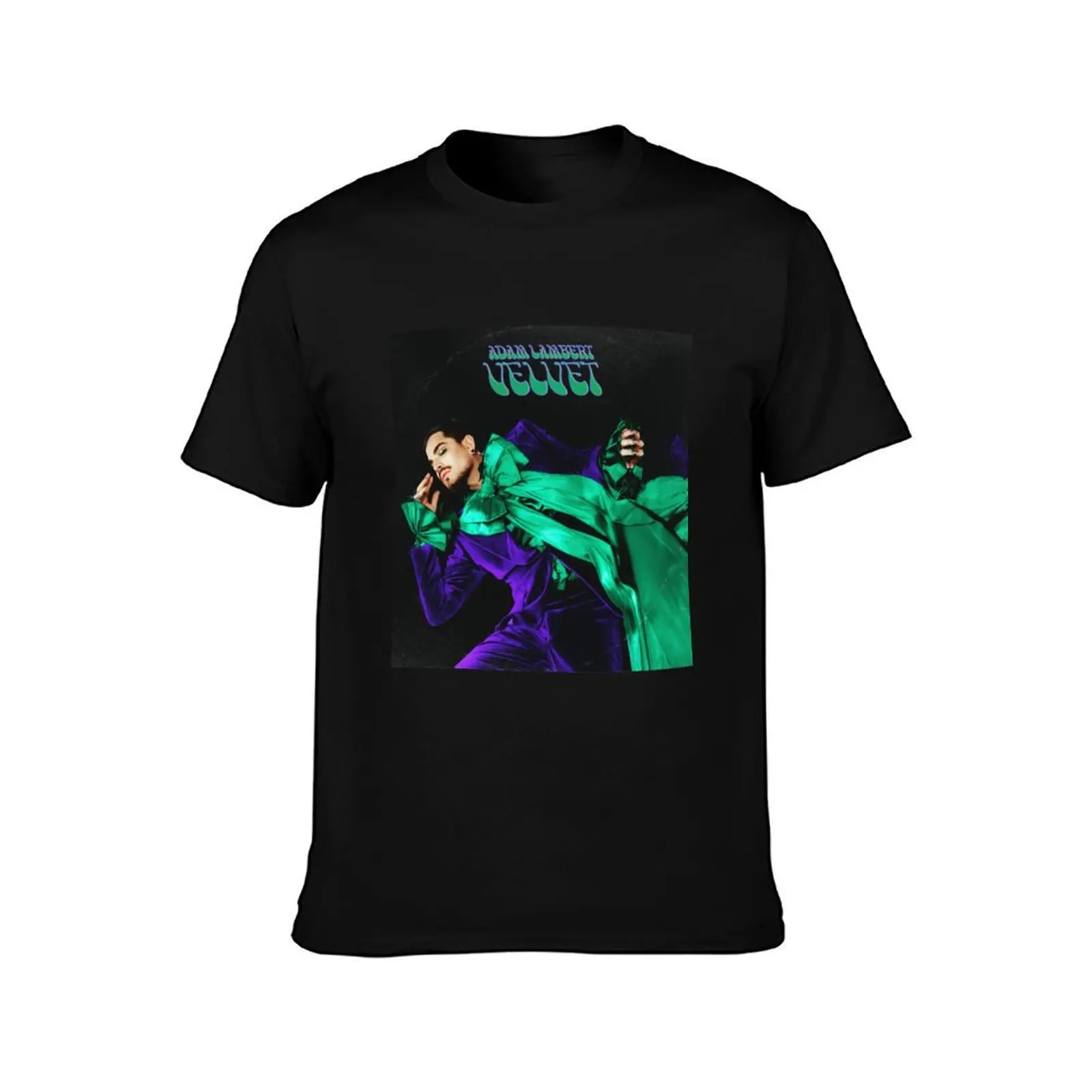 Velvet Adam Lambert T-Shirt Comfortable Basic Crew Neck Tee T-Shirt