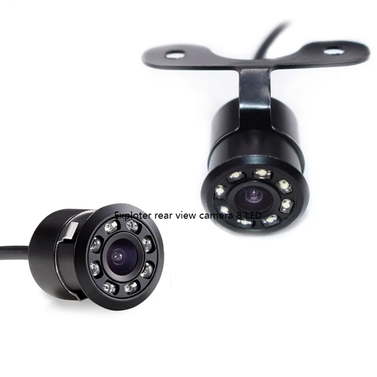 2026 4pcs Reverse Camera Kit 8 LED HD Night Vision Waterproof Mini Hidden Guide Lines Optional Back/Rear View Universal Fit