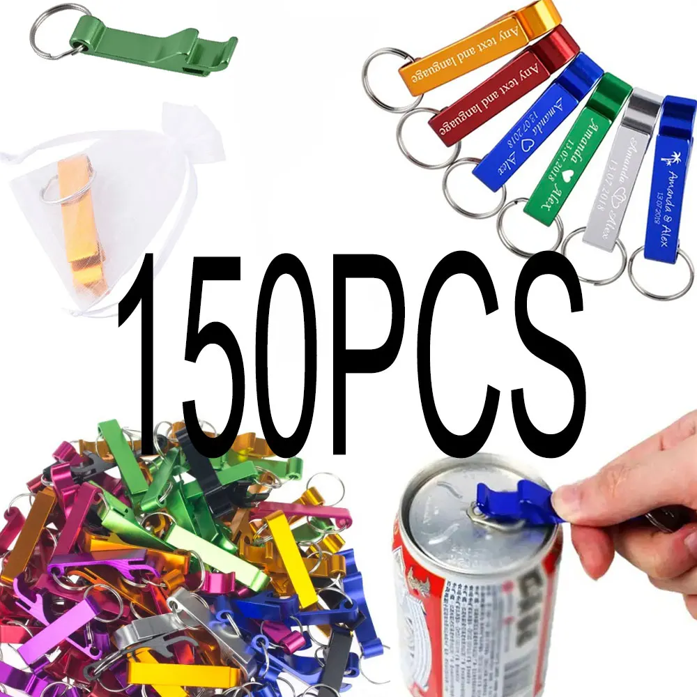Wholesale 150PCS Blank Tags That Can Be Laser Engraved With Names Phone Numbers Keychain Pendants Available In Multiple Colors