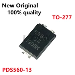 10/PCS New Original PDS560-13 PDS560 S560 60V 5A POWERDI5 Schottky low voltage drop diode In Stock