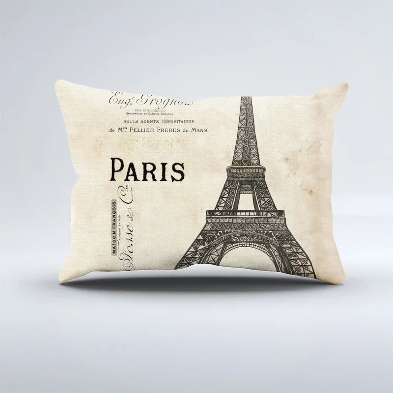 ปลอกหมอนสไตล์วินเทจปลอกหมอนโซฟาสไตล์ชนบทปลอกหมอนตกแต่งสัตว์ปรับแต่งปลอกหมอนได้30x50 40x60