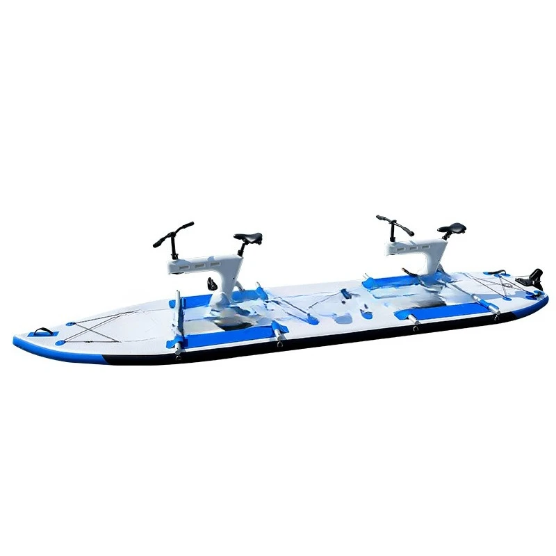 

Parent-child paddle board water bike inflatable 3 person pedal boat outdoor water bike