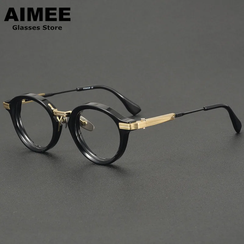 2026-japanese-handmade-acetate-glasses-frame-men-women-vintage-round-titanium-eyeglasses-brand-designer-spectacles-eyewear-new