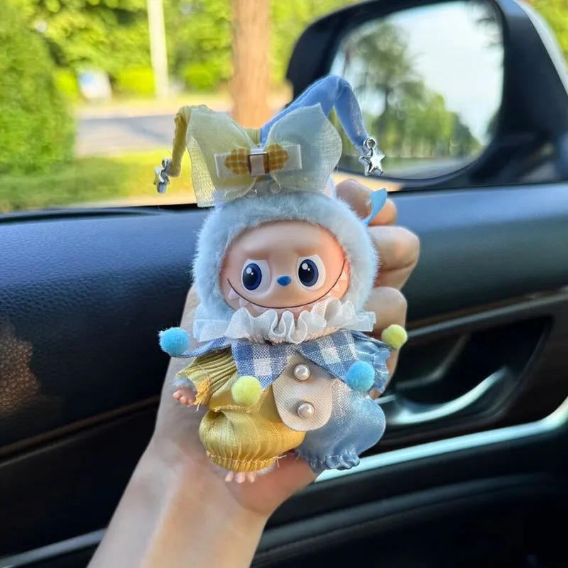 

Only Clothes Are Suitable for Labubu 4.0 Mini Version Circus Clown Clothes Set Upgrade New Color Matching Cute Personality