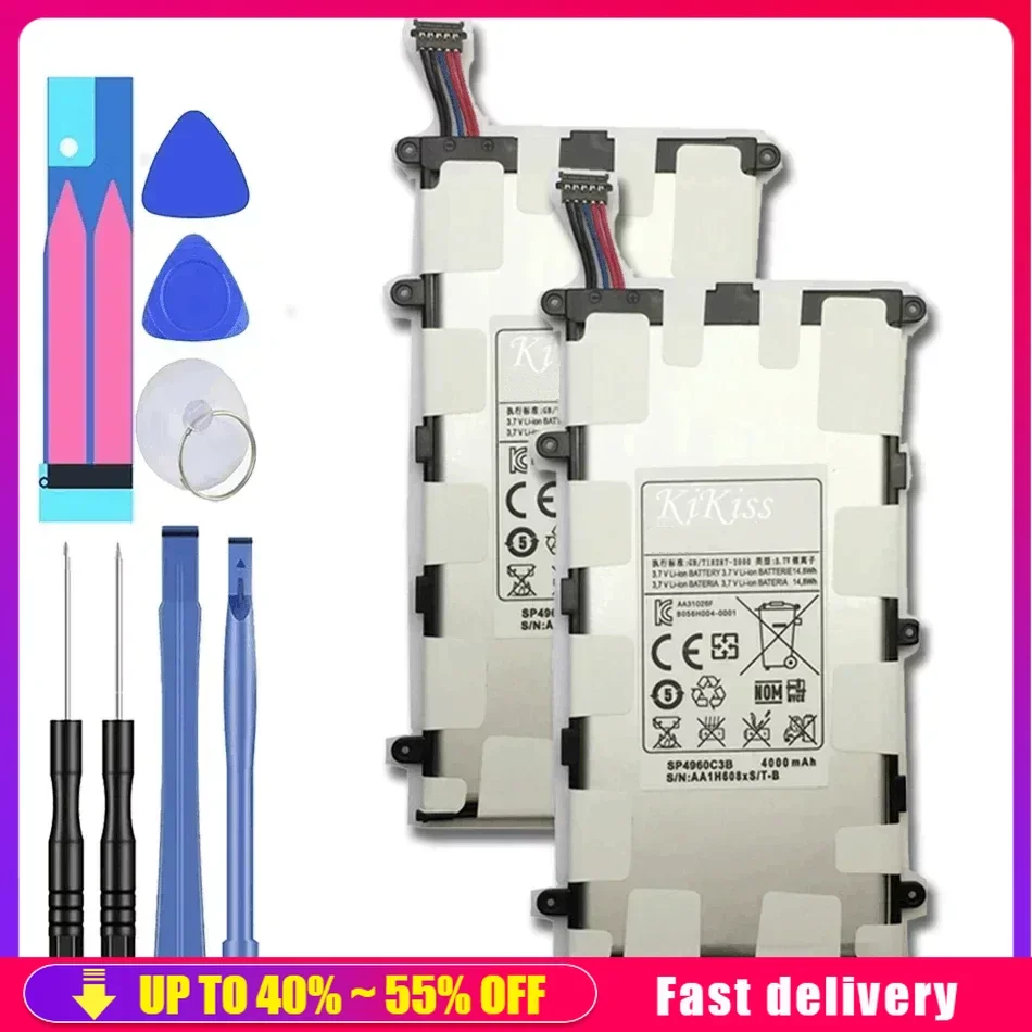 

SP4960C3B Replacement Tablet Portable Battery For Samsung GALAXY Tab 2 7.0 GT P3100 P3110 P3113 P6200 4000mAh High Quality