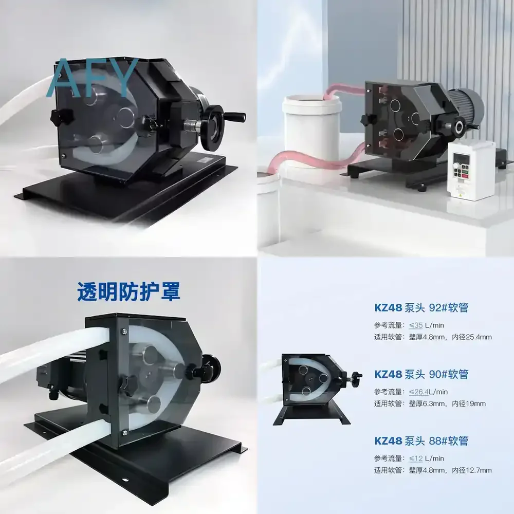 Peristaltic Pump 35L for Aseptic Hose Filling Machine Frequency Converter Control Metering Pump for Liquid Filling Equipment