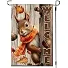 Fall Thanksgiving Garden Flag 12x18 Inch Outside Yard Porch Decor jjp