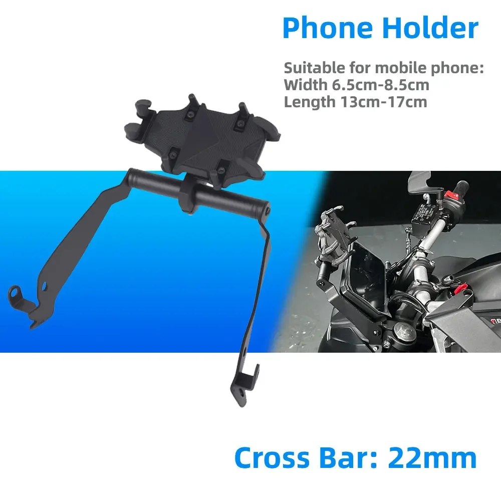 لياماها MT-07 MT07 2025 رافعة مرآة ضوء الناهض Handguard الإطار عجلة المنزلق Footpeg GPS حامل جوّال بلاستيكي لوحة ترخيص حامل #2