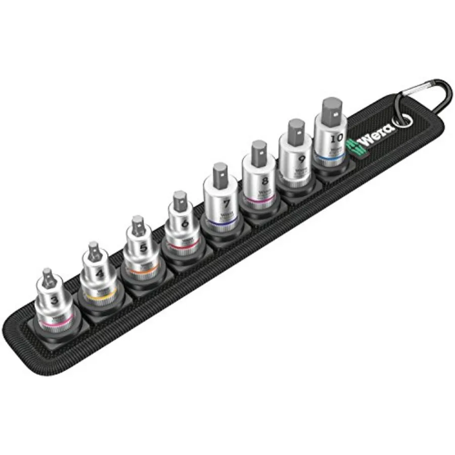 

05003971001 Belt B 2 Zyklop In-Hex-Plus bit socket set with holding function, 3/8" drive, 8 pieces